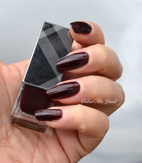 burberry runway nail|Burberry nails for holidays.